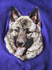 Embroidered Ladies T-Shirt - Norwegian Elkhound DLE2493 Sizes S - XXL 