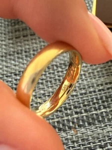 585 Gold Ring | Gelbgold | 14 Karat | Ehering von Christ | 2,94 g | mit Gravur - Bild 1 von 9