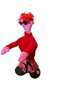 MÁQUINA DE AMOR BAILARINA DE SAN VALENTÍN PERSONA RETRO Rosa Rojo Silly Sound se mueve alto nuevo con etiquetas - Imagen 1 de 12