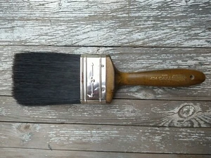 Vintage Osborn USA 3'' Pure China Bristle Paint Brush Walnut Line Rare #424 - Picture 1 of 8