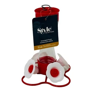 Alimentatore colibrì stile Selezioni 12 oz capacità di riempimento tubo di vetro - Foto 1 di 8