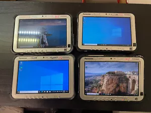 Lot 4 Panasonic ToughPad FZ-G1 Core i5-4310U 8GB 128GB SSD Win 10 No battery - Picture 1 of 16