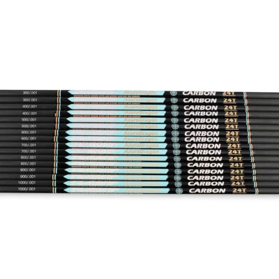 SHARROW 24T ID4.2mm Archery Pure Carbon Arrows Shaft 32" SP300-1000 Bow Hunting Shooting