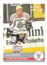 2004-05 CZECH OFS  #134 Ales Hemsky Pardubice, Edmonton Oilers