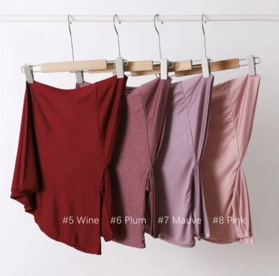 Hijab instantâneo para mulheres com botão de pressão traseiro esporte qualidade premium JerseyScarf - Imagem 1 de 4