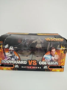 Hasbro Star Wars ROTS Battle Arena Bodyguard gegen Obi Wan 2005 gebraucht - Bild 1 von 12
