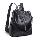 Womens Genuine Leather Backpack Travel Casual Handbag Teen Shoulder School Bag