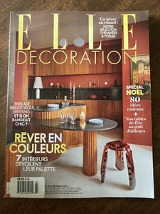 Elle Decoration Magazine France December 2022 - Picture 1 of 2
