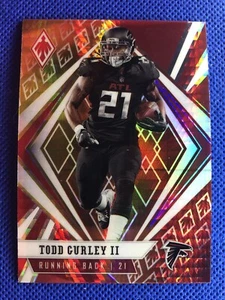 2020 #33 Todd Gurley II Panini Phoenix Football Fire Burst Falcons - Picture 1 of 2