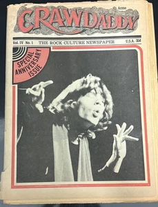 Vintage Crawdaddy Magazine - Vol 4 No 1 - 1970 Mick Jagger Cover - Imagen 1 de 4
