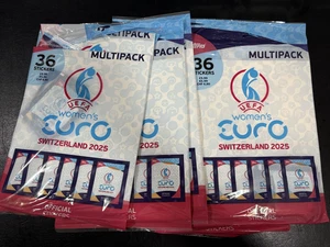 Topps UEFA Women's Euro Switzerland 2025 10 X Multipacks Brand New Sealed - Picture 1 of 1