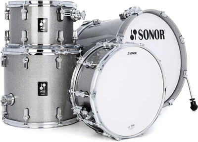 Sonor AQ2 Bop Paquete de 4 piezas con caja - Cuarzo titanio Foto 1 de 4