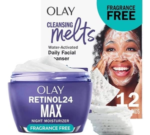 Olay Retinol Gesichtsfeuchtigkeitscreme, 24 MAX Anti-Aging Nachtcreme für Frauen, Duft - Bild 1 von 6
