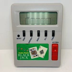Radio Shack LCD Mini Black Jack Game Handheld Electronic Tested Working - Picture 1 of 10