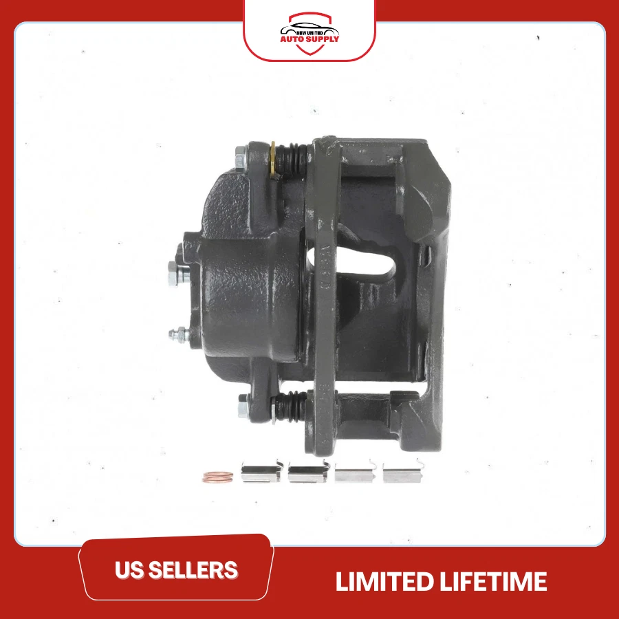 Pinza de freno de disco del conductor delantero con soporte para Dodge Caravan Chrysler Voyager Foto 1 de 2