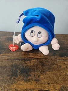 Vintage Applaus Plüsch Friendly Lil Thing Stofftier blau Outfit Elfe - Bild 1 von 3