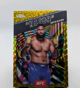 2025 Topps Chrome UFC Curtis Blaydes AKA Gold Geometric AKA-11 /50 | HEAVYWEIGHT - Bild 1 von 2