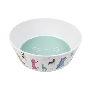 Dog Doodles Melamine Large Pet Food/Water Bowl with Non-Slip Feet - Picture 1 of 3