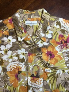 Guess by Georges Marciano Vintage Floral Rayon Shirt Men’s L Made in USA 80s 90s - Picture 1 of 5