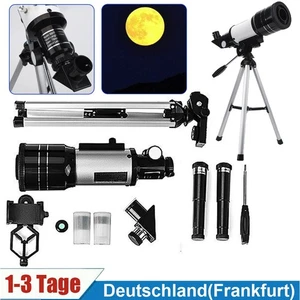 Profi Astronomisches Teleskop Mit Stativ 150X 70mm HD Monokularer Mond Outdoors - Bild 1 von 13