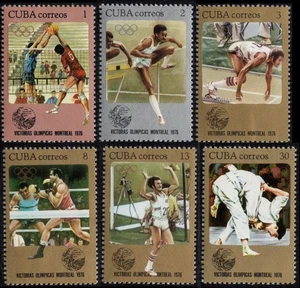 Sellos América Latina 1976 Las victorias en los Juegos Olímpicos de Montreal Sc#2106_11 MNH - Imagen 1 de 2