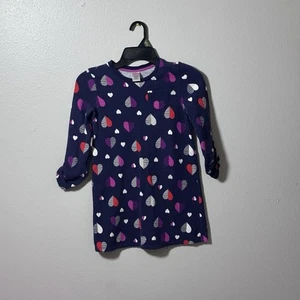 Gymboree Kids girls Heart Blue sweater Dress size 10 - Picture 1 of 8