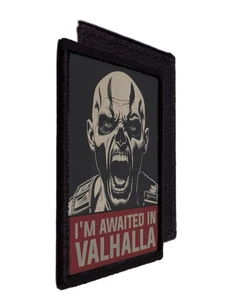 I am Awaited in Valhalla Propaganda Patch Max Mad War Boys Hook Morale [sub] - Picture 1 of 12