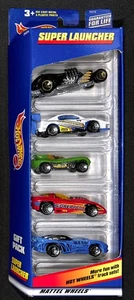 2000 HOT WHEELS SUPER LAUNCHER 5-PACK GIFT SET DIE-CAST CARS #25374 MISB - Picture 1 of 1