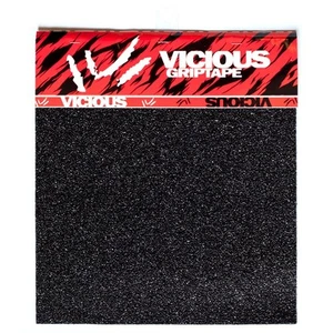 Vicious Griptape Coarse Grit Longboard Skateboard Black, 10" x 11" (4 Pack) (... - Picture 1 of 5