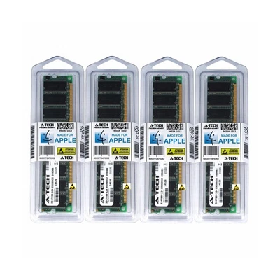 A-Tech for Apple 4GB Kit 4X 1GB PC3200 400MHz Power Mac G5 Mid 2004 Late 2004... - Image 1 of 2