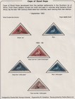 Cape Of Good Hope Stamps 1853-58 1d. - 6d. Triangles Used On Page