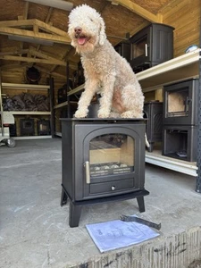 π₯ βECO-IDEAL ECO 6β 5.6KW DEFRA APPROVED Multi fuel stove Wood Log Burner π₯ - Picture 1 of 12