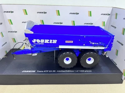 UH JOSKIN Trans-KTP 22/50 Trailer 1/32 Scale Blue Diecast Model Toy UH6818 - Image 1 of 4