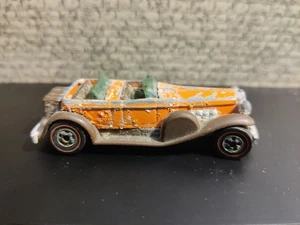 Coche de juguete fundido a presión vintage 1976 naranja negro 31 Doozie Hot Wheels Redline Hong Kong - Imagen 1 de 7