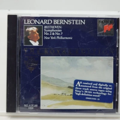Leonard Bernstein Beethoven Symphonies No. 2 & 7 CD The Royal Edition Foto 1 de 2