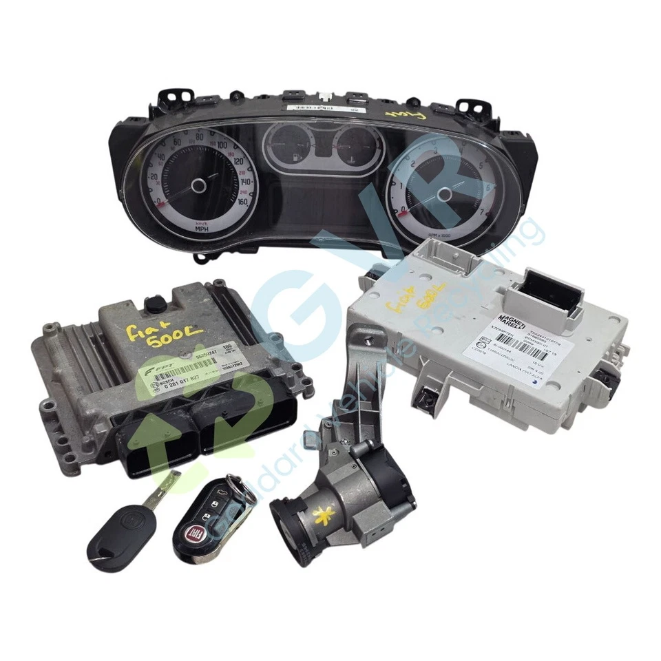 FIAT 500L MULTIJET POP STAR MK1 (73) 2013-2017 Engine ECU Kit 55259747 - Image 1 of 4