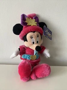 Juguete suave de peluche Minnie Mouse 12" de Disneyland París 20 aniversario - Imagen 1 de 5