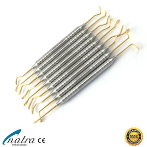 Sollevatore per impianti Sinus Lift set 9 pezzi strumenti dentali Curette raspatori - Foto 1 di 12