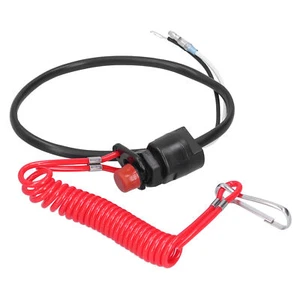 Outboard Kill Switch Lanyard Universal Boat Outboard Engine Motor Kill - Picture 1 of 22