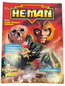 HE-MAN Comic Nr.9 New Adventures 1989 NA AUFKLEBER!+POSTER INKgrafix Toys A229 - Picture 1 of 10