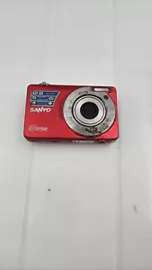 Sanyo VPC-E1292R 12.0MP 3x Digital Camera - Red No Tested - Picture 1 of 5