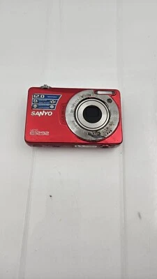 Sanyo VPC-E1292R 12.0MP 3x Digital Camera - Red No Tested - Image 1 of 4
