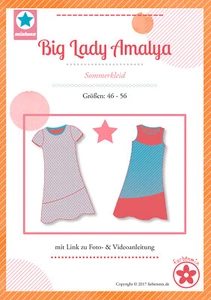 Big Lady Amalya Papierschnittmuster 46-56 Schnittmuster Sommerkleid - Imagen 1 de 1