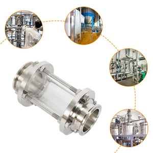 Flow Tri Clamp Inline Schauglas mit Flow Sanitär gerade 2'' mit Klemmenende - Bild 1 von 13
