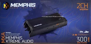 NEW Memphis Audio MXA300.2, 2-Channel Compact Marine Amplifier - Picture 1 of 1