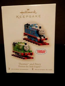 Christmas Hallmark Keepsake Ornament Vintage Thomas theTrain & Friend Percy 2007 - Picture 1 of 3