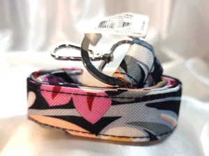 VERA BRADLEY Wide Lanyard, Mod Paisley Key Ring, Lobster Clasp, Lighten Up NWT - Picture 1 of 6