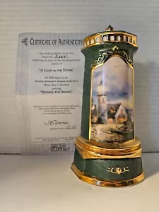 Thomas Kinkade Block Island Lighthouse 2001 Heirloom Music Box Collection WORKS - Picture 1 of 6
