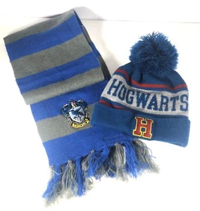 Sciarpa cappello Harry Potter ragazzo ragazza Hogwarts blu, taglia unica Corvonero - Foto 1 di 1
