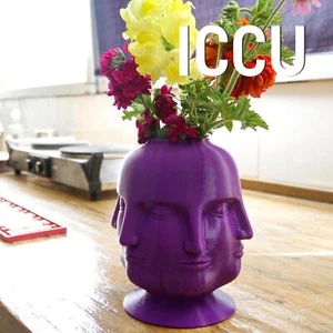 Iccu Vase Modern Decorative Vase Minimalist and Stylish Design Perfect - Picture 1 of 1